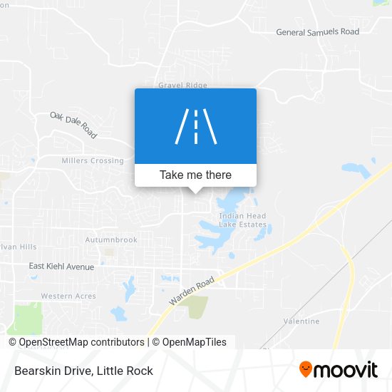 Bearskin Drive map