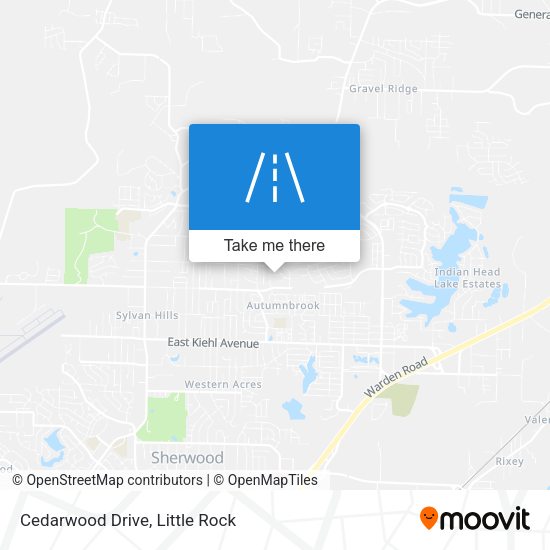 Mapa de Cedarwood Drive