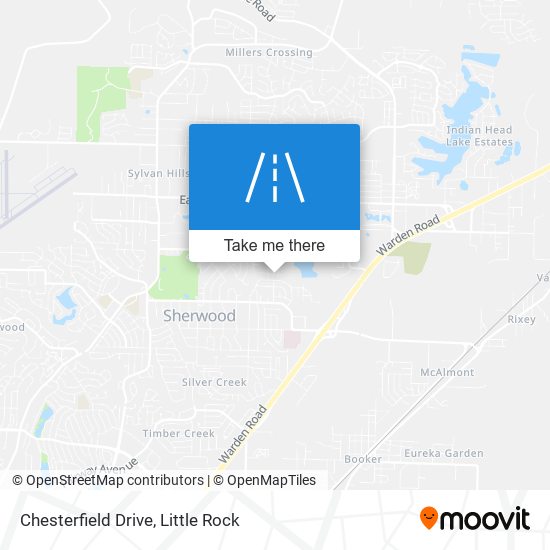 Mapa de Chesterfield Drive