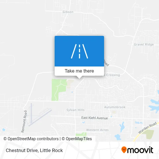 Chestnut Drive map