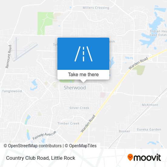 Mapa de Country Club Road