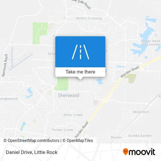Daniel Drive map