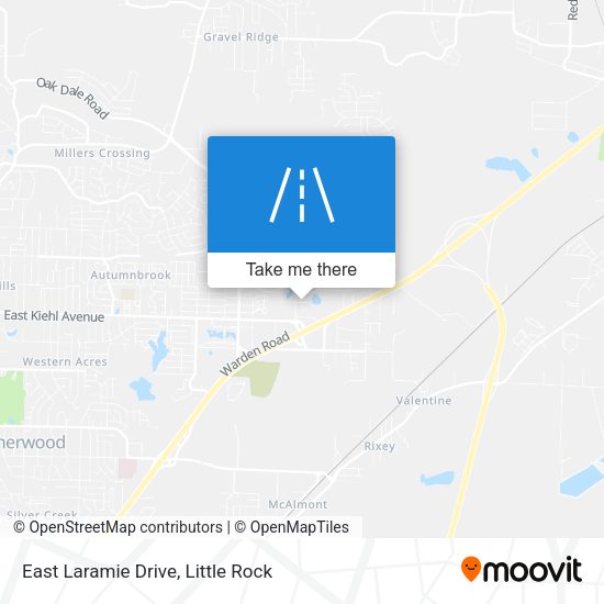 East Laramie Drive map