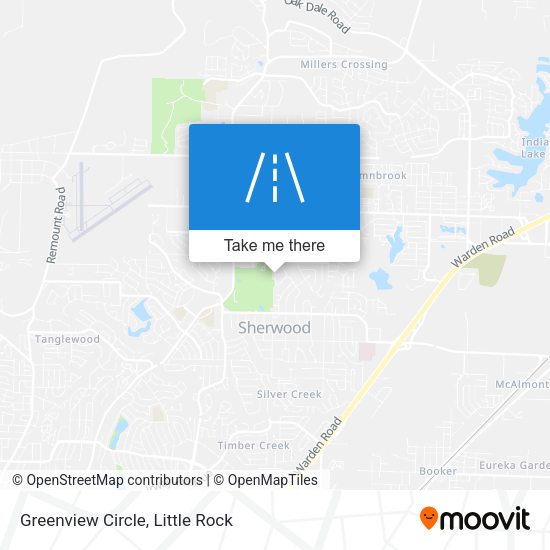 Greenview Circle map