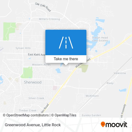 Greenwood Avenue map