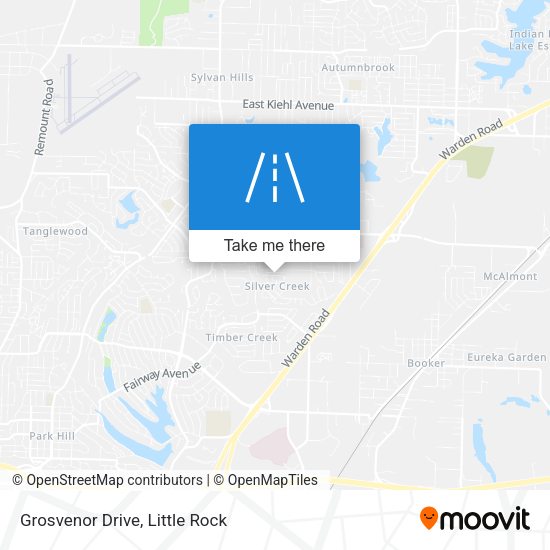 Mapa de Grosvenor Drive