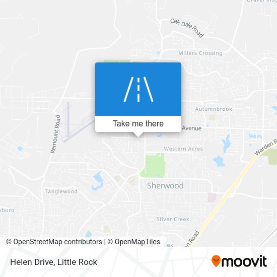 Mapa de Helen Drive