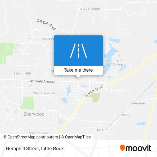 Hemphill Street map