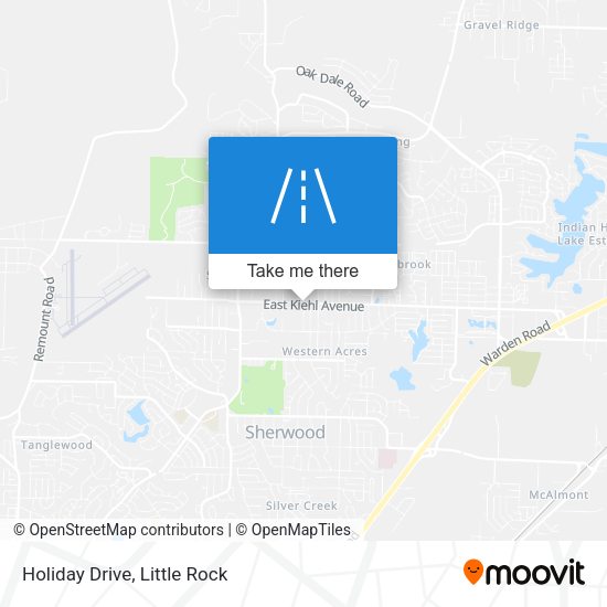 Mapa de Holiday Drive