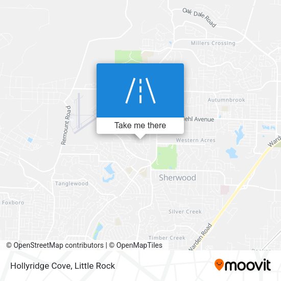 Hollyridge Cove map