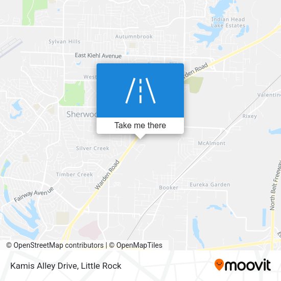 Kamis Alley Drive map