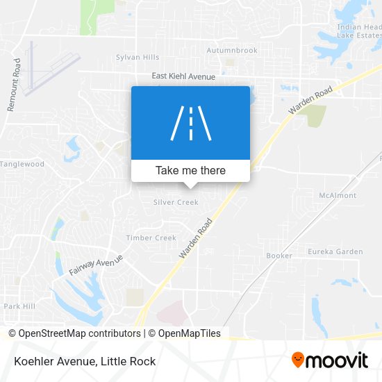 Mapa de Koehler Avenue