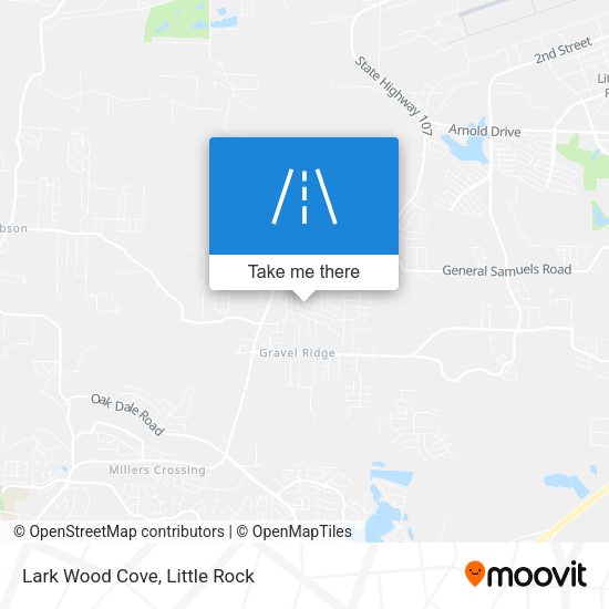 Lark Wood Cove map