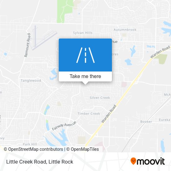 Mapa de Little Creek Road