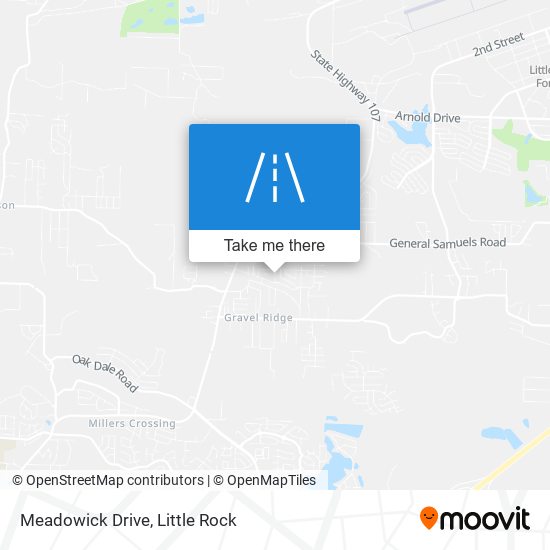 Meadowick Drive map