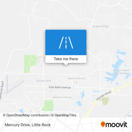 Mapa de Mercury Drive