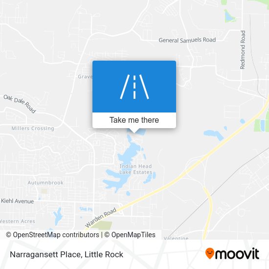 Narragansett Place map