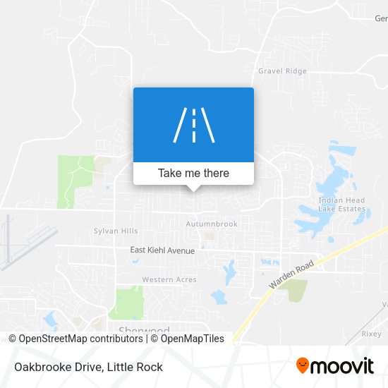 Oakbrooke Drive map