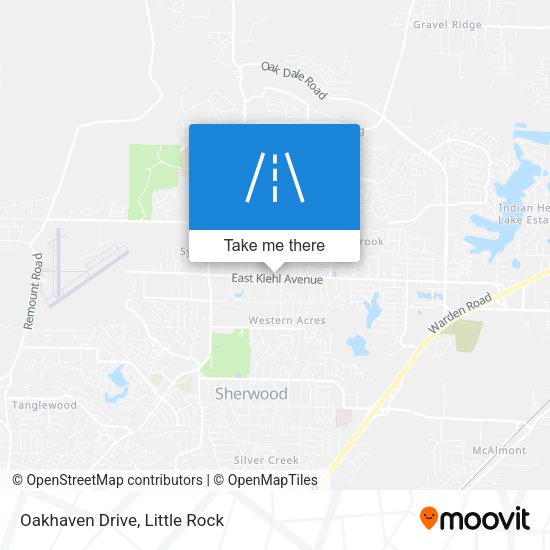 Oakhaven Drive map