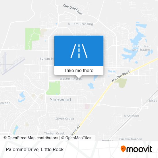 Mapa de Palomino Drive