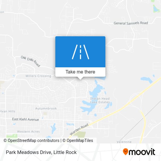 Mapa de Park Meadows Drive