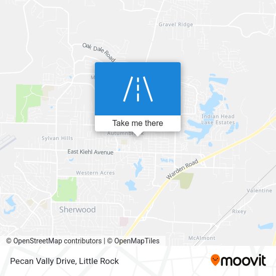 Mapa de Pecan Vally Drive