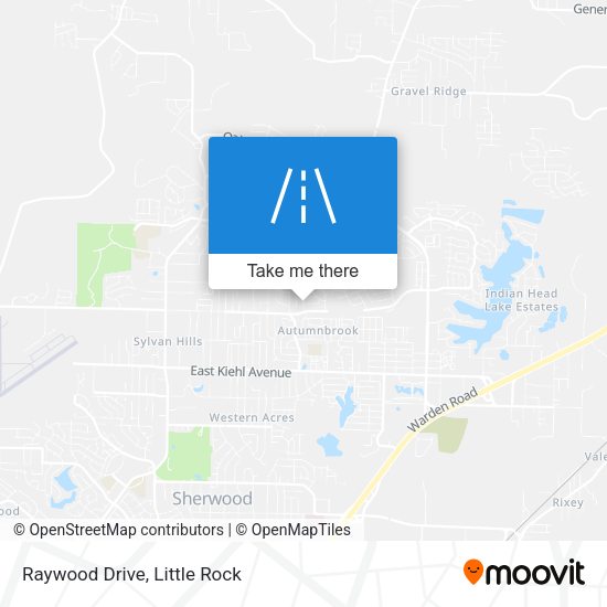 Mapa de Raywood Drive
