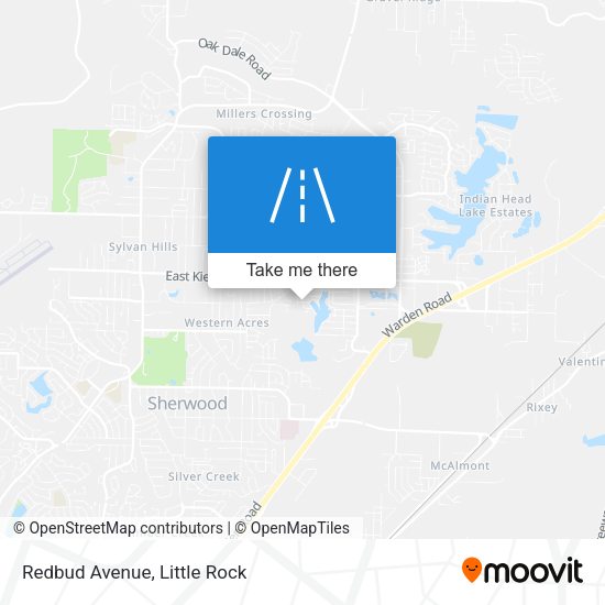 Mapa de Redbud Avenue