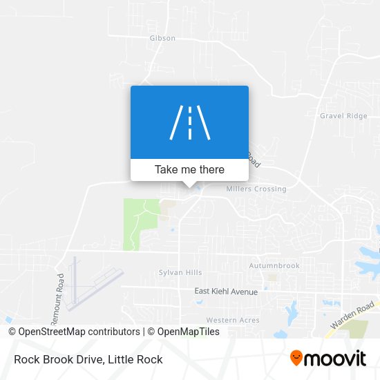 Mapa de Rock Brook Drive
