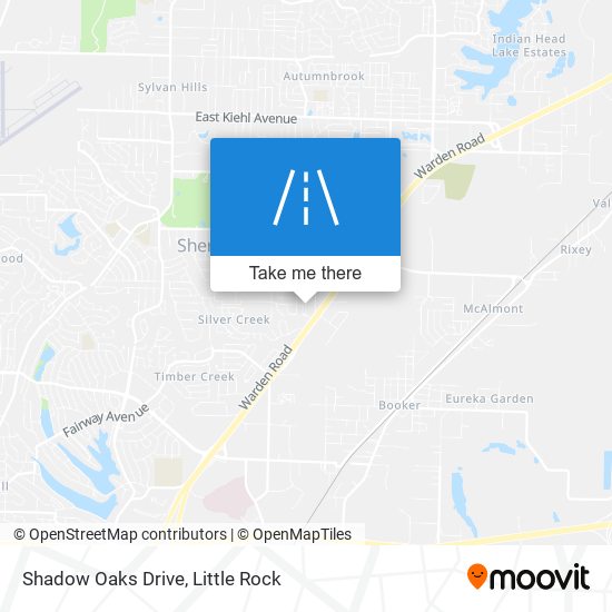 Shadow Oaks Drive map