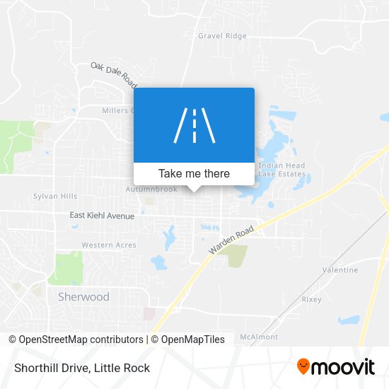 Shorthill Drive map