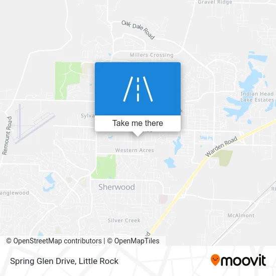 Spring Glen Drive map