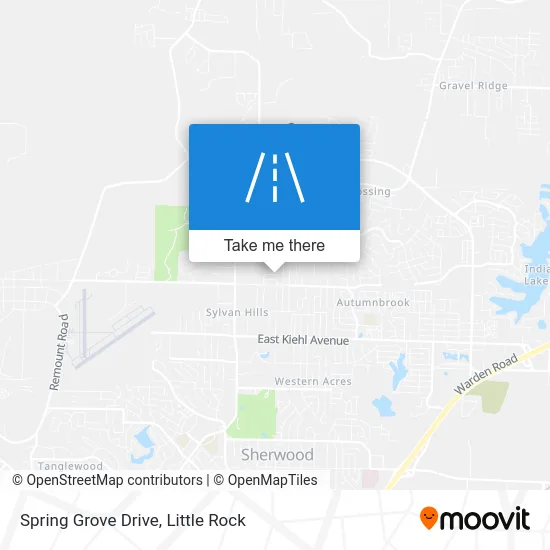 Spring Grove Drive map