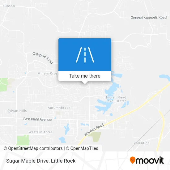 Sugar Maple Drive map