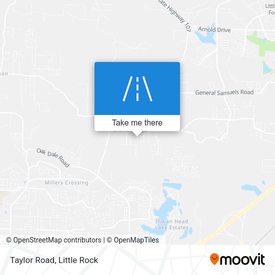 Mapa de Taylor Road