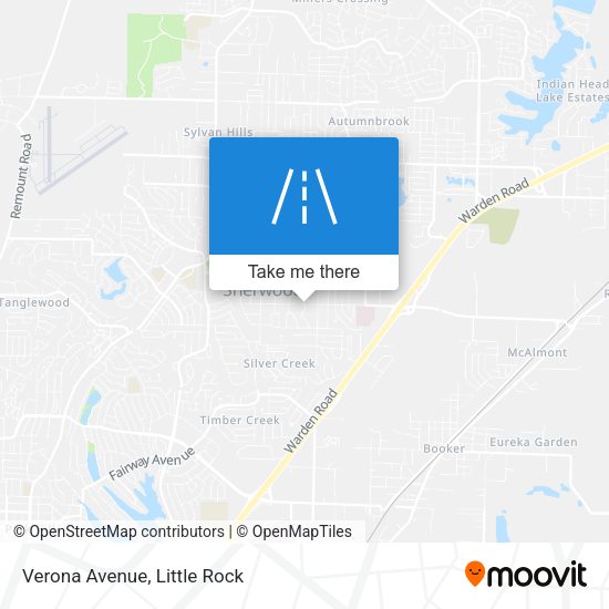 Mapa de Verona Avenue