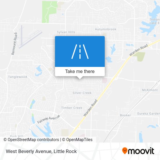 Mapa de West Beverly Avenue