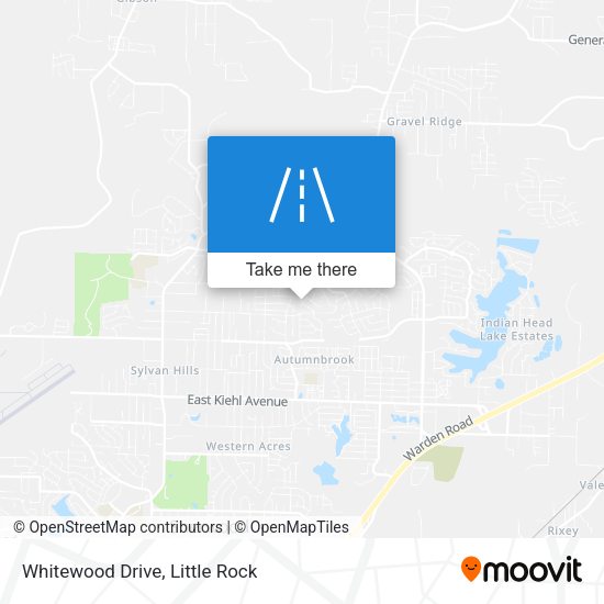 Whitewood Drive map