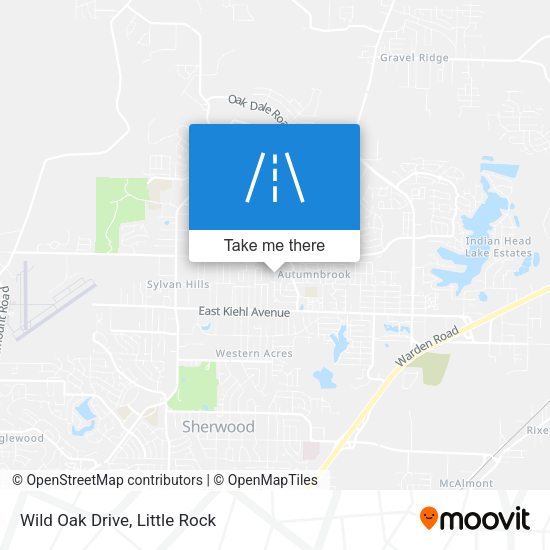 Mapa de Wild Oak Drive