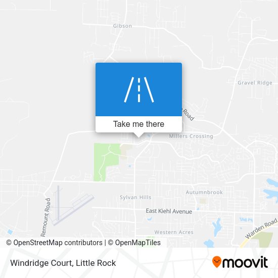Mapa de Windridge Court