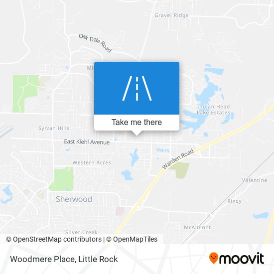 Woodmere Place map