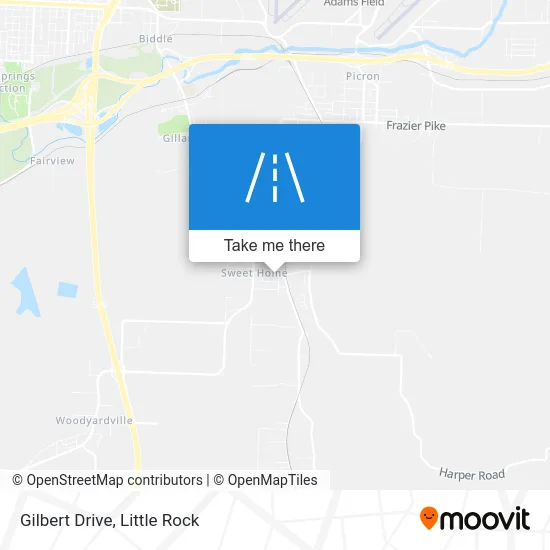 Gilbert Drive map