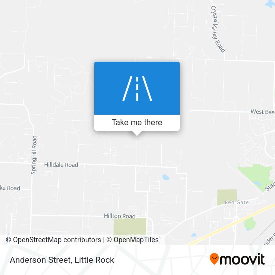 Anderson Street map