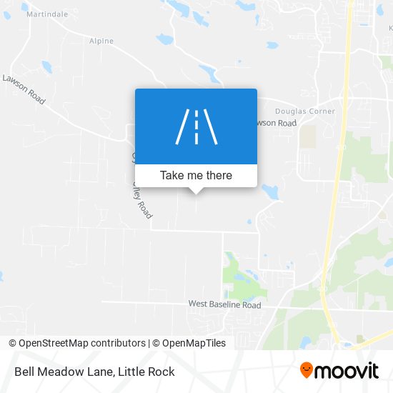 Mapa de Bell Meadow Lane