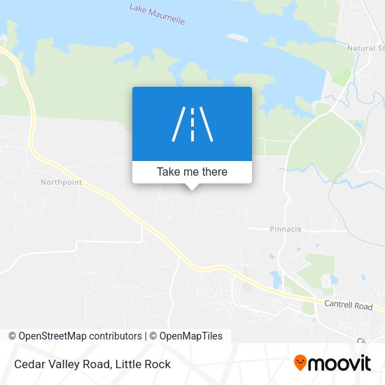 Mapa de Cedar Valley Road