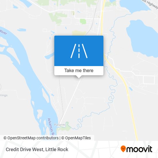 Mapa de Credit Drive West