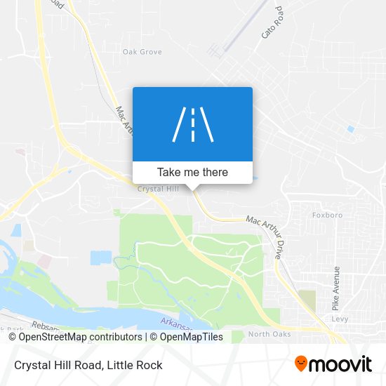 Mapa de Crystal Hill Road