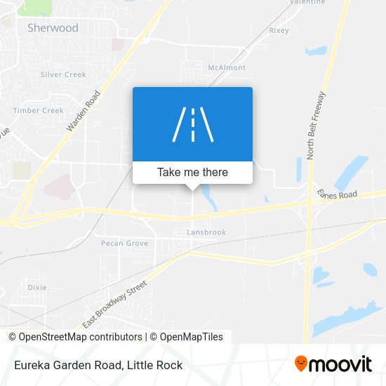 Eureka Garden Road map
