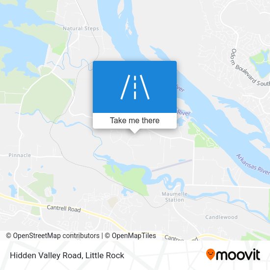Hidden Valley Road map