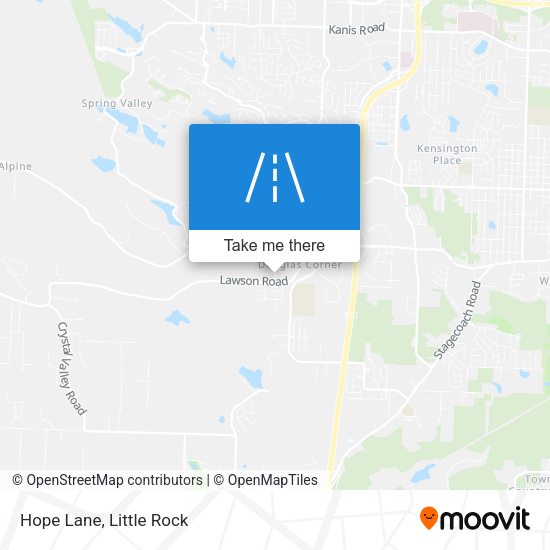Mapa de Hope Lane